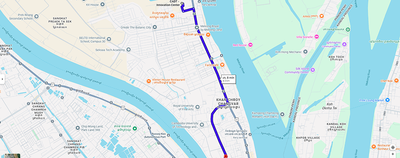 5Km Route Map