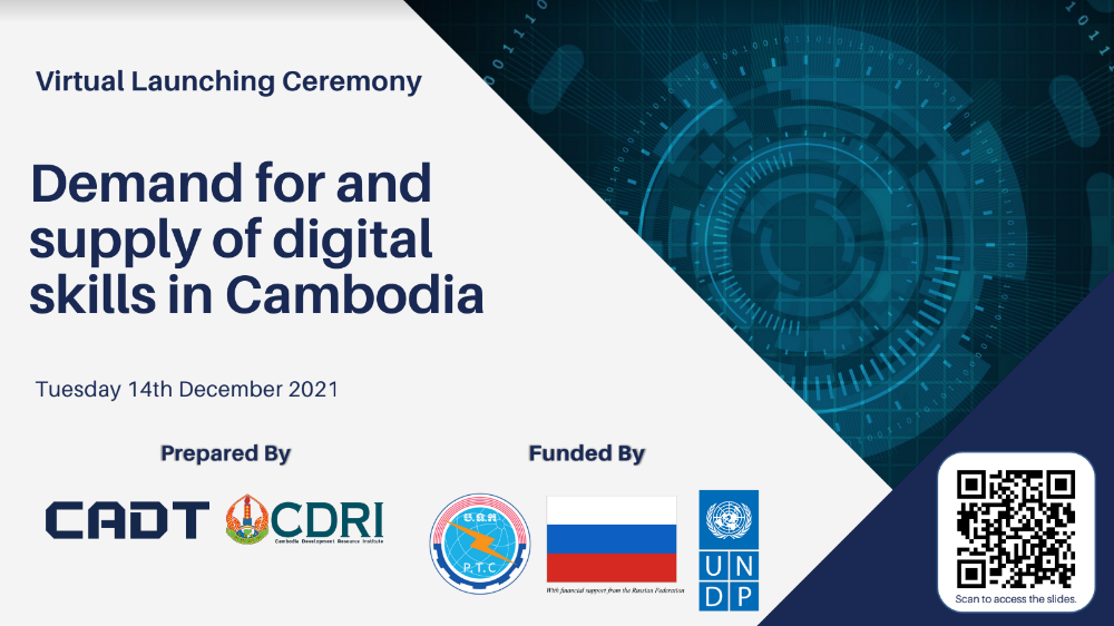 Demand for and supply of digital skills in Cambodia (Slide)