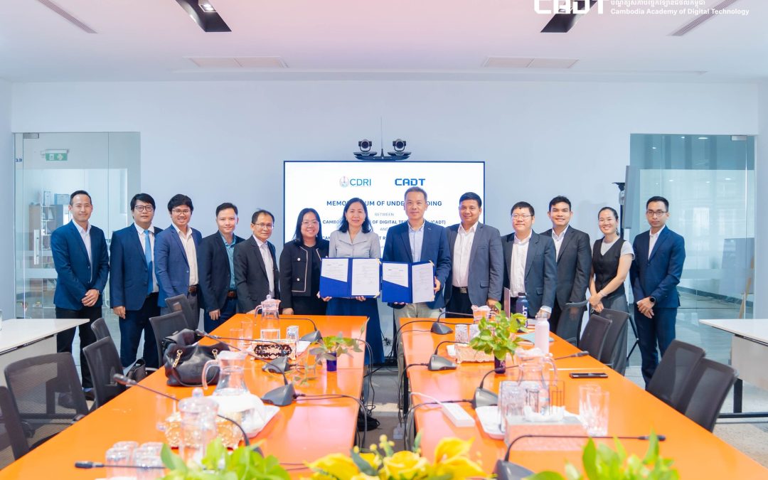 CADT and CDRI Deepen Partnership to Advance Digital and AI Policy in Cambodia