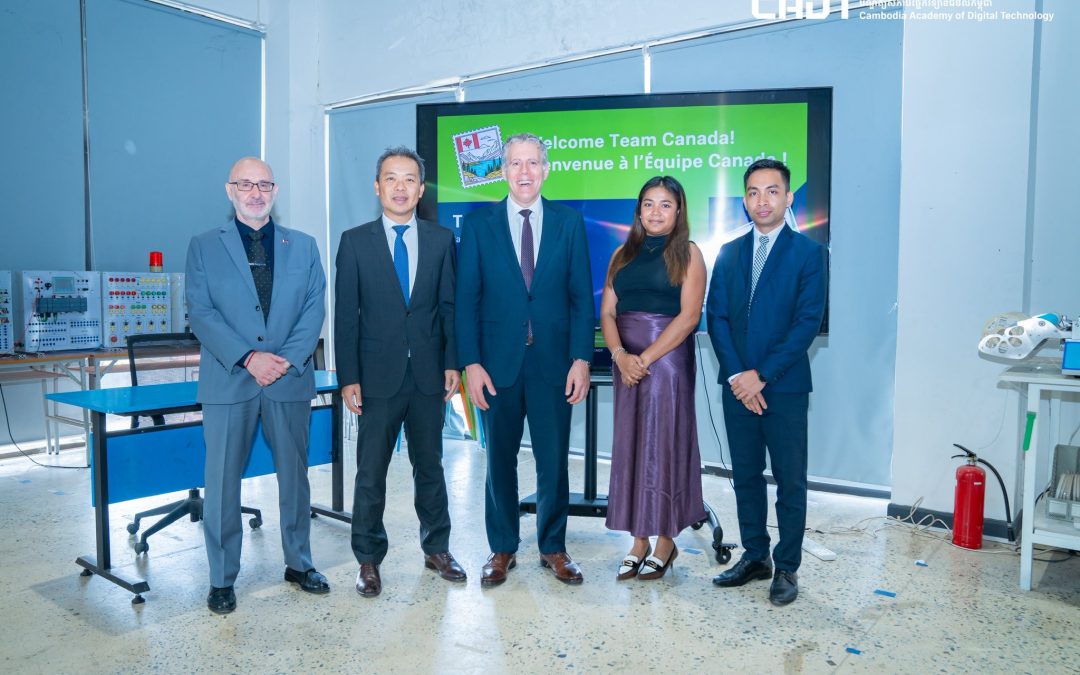 Empowering Digital Leaders: CADT Welcomes Canadian Ambassador for Digital Skills Development, Research and Innovation Discussion