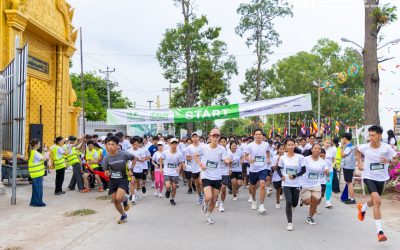 CADT Hosts “Run for Smiles” Charity Fun Run at Koh Dach, Uniting 400 Participants to Support Children in Need